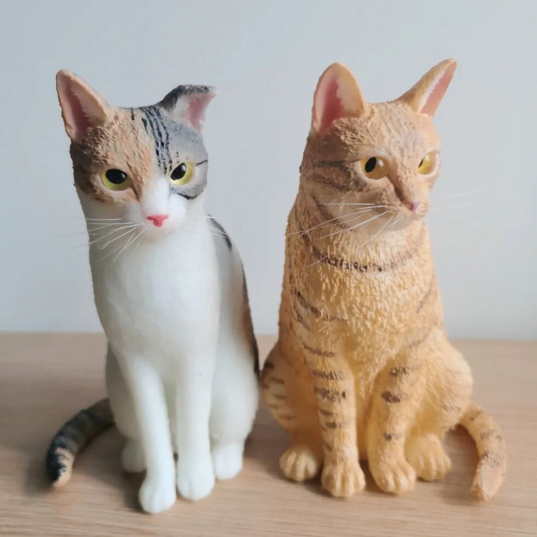 Custom 3D printed petloss cat statues as gifts for boyfriend and girlfriend guide