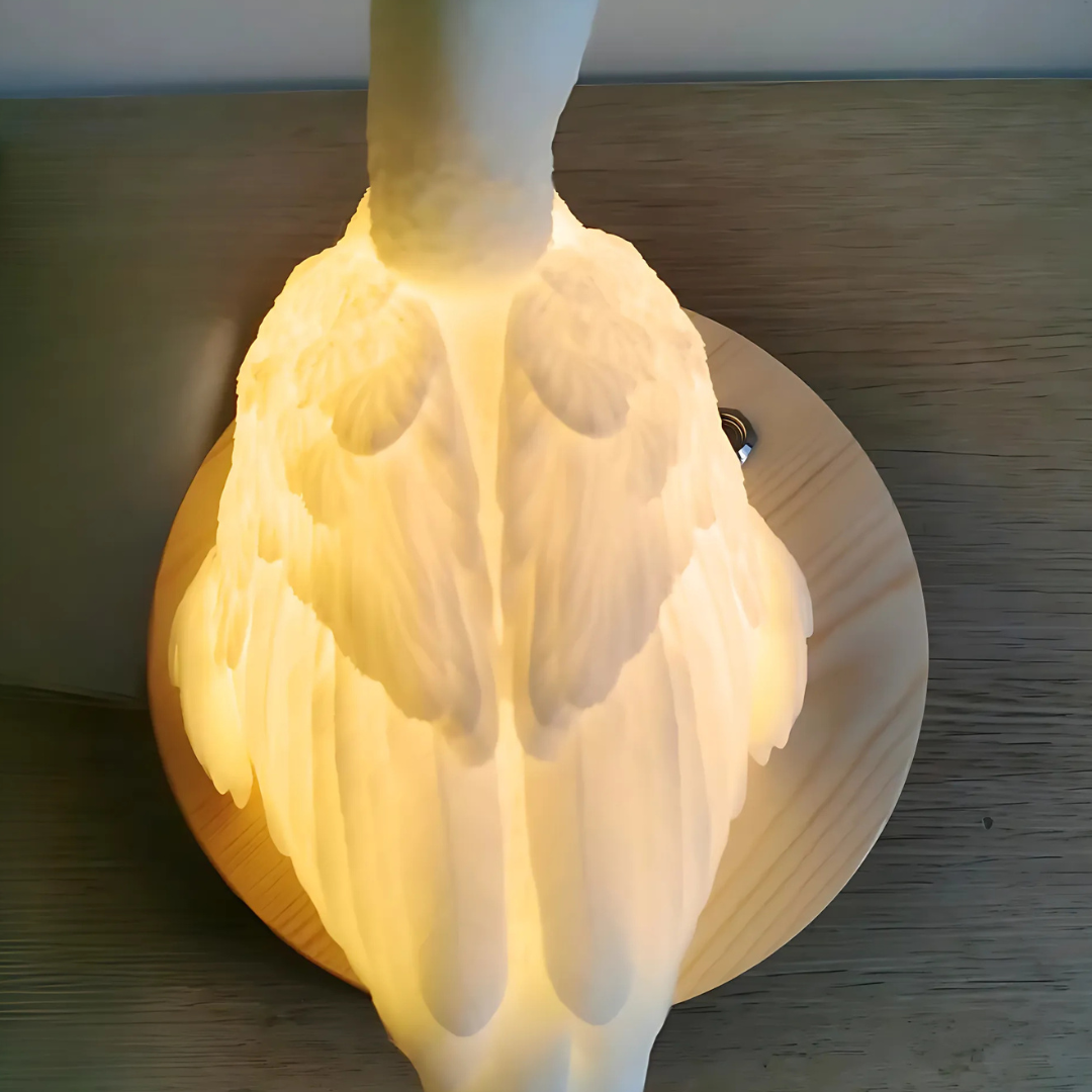 Custom 3D printed Kodak duck pet statue glowing design